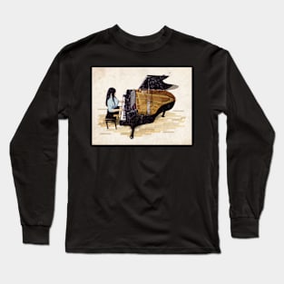 Girl At Piano Long Sleeve T-Shirt